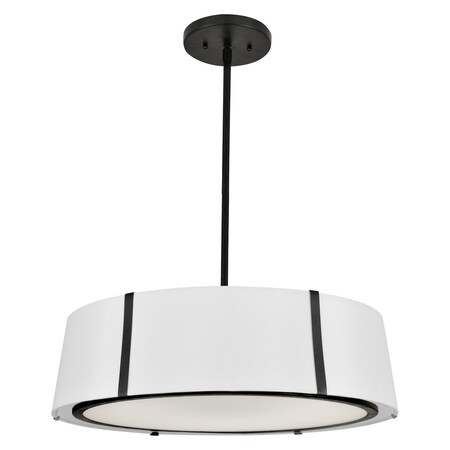 Crystorama Fulton 6 Light Matte Chandelier FUL-907-BK